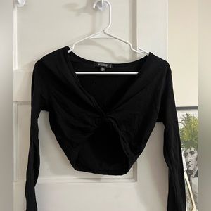 MissGuided long sleeve crop!